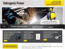 Tablet Screenshot of hidrogeniopower.com.br